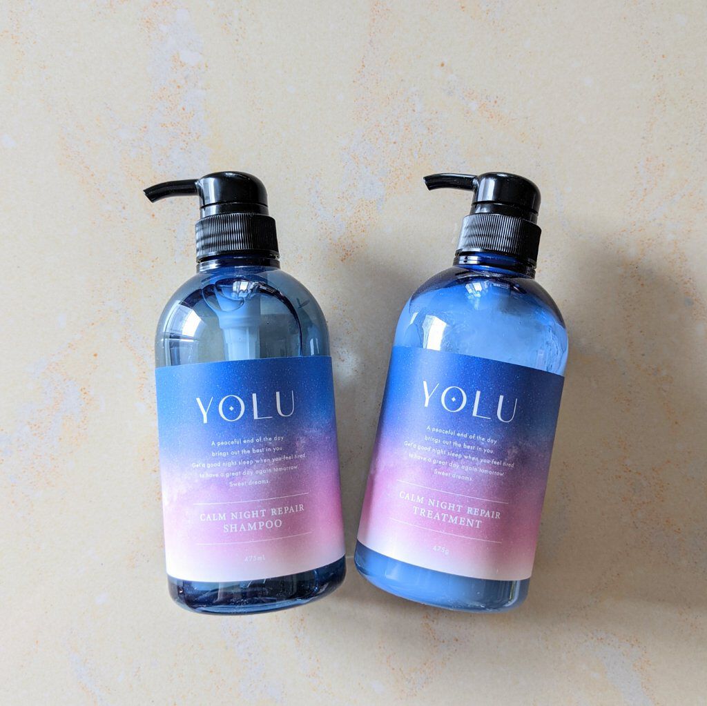 カームナイトリペアシャンプー／トリートメント/YOLU/市販シャンプーを使ったクチコミ（1枚目）