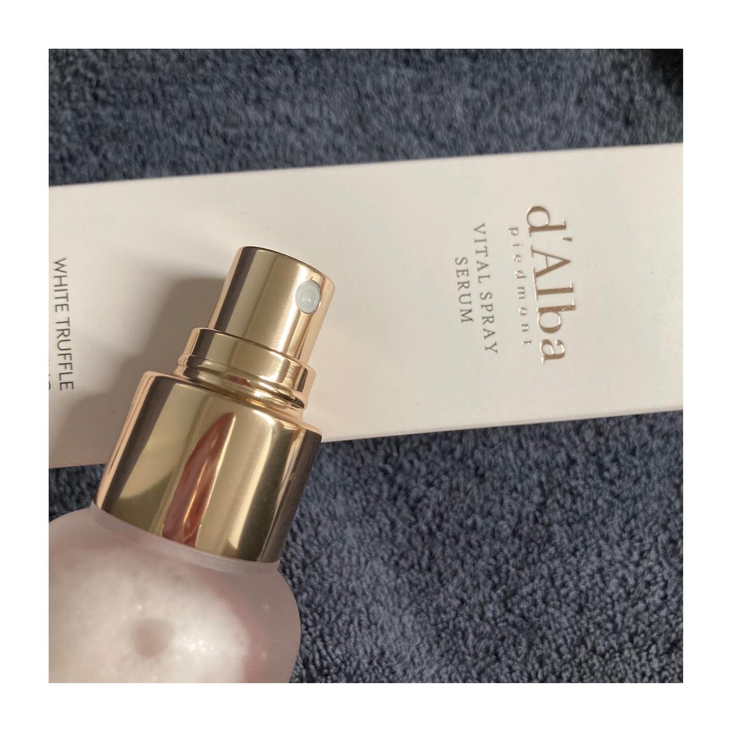 ダルバ ホワイトトリュフバイタルスプレーセラム/ダルバ/ミスト状化粧水を使ったクチコミ(4枚目)