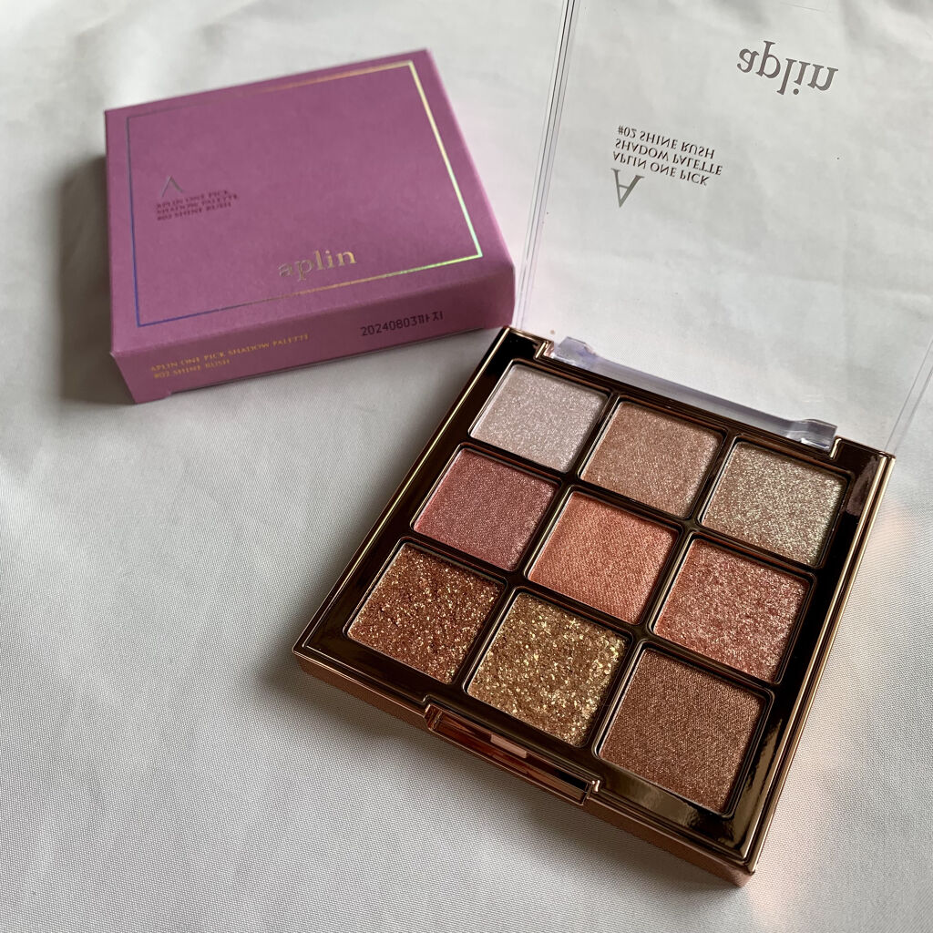 ワンピックアイシャドウパレット/APLIN/アイシャドウパレットを使ったクチコミ（3枚目）