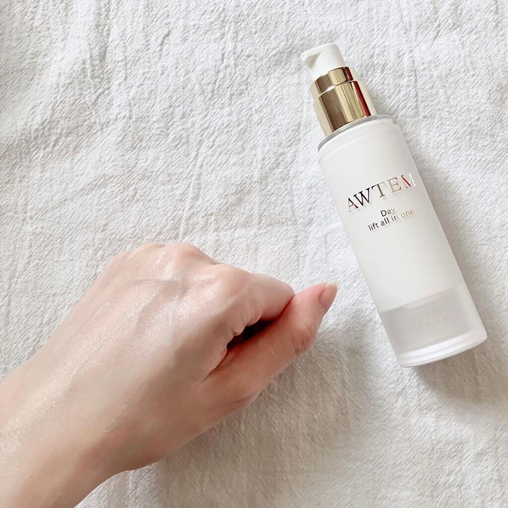 デイ リフトオールインワン（朝⽤クリーム）/AWTEM/オールインワン化粧品を使ったクチコミ（3枚目）