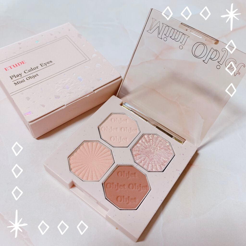 プレイカラーアイズ ミニオブジェ/ETUDE/アイシャドウパレットを使ったクチコミ(1枚目)