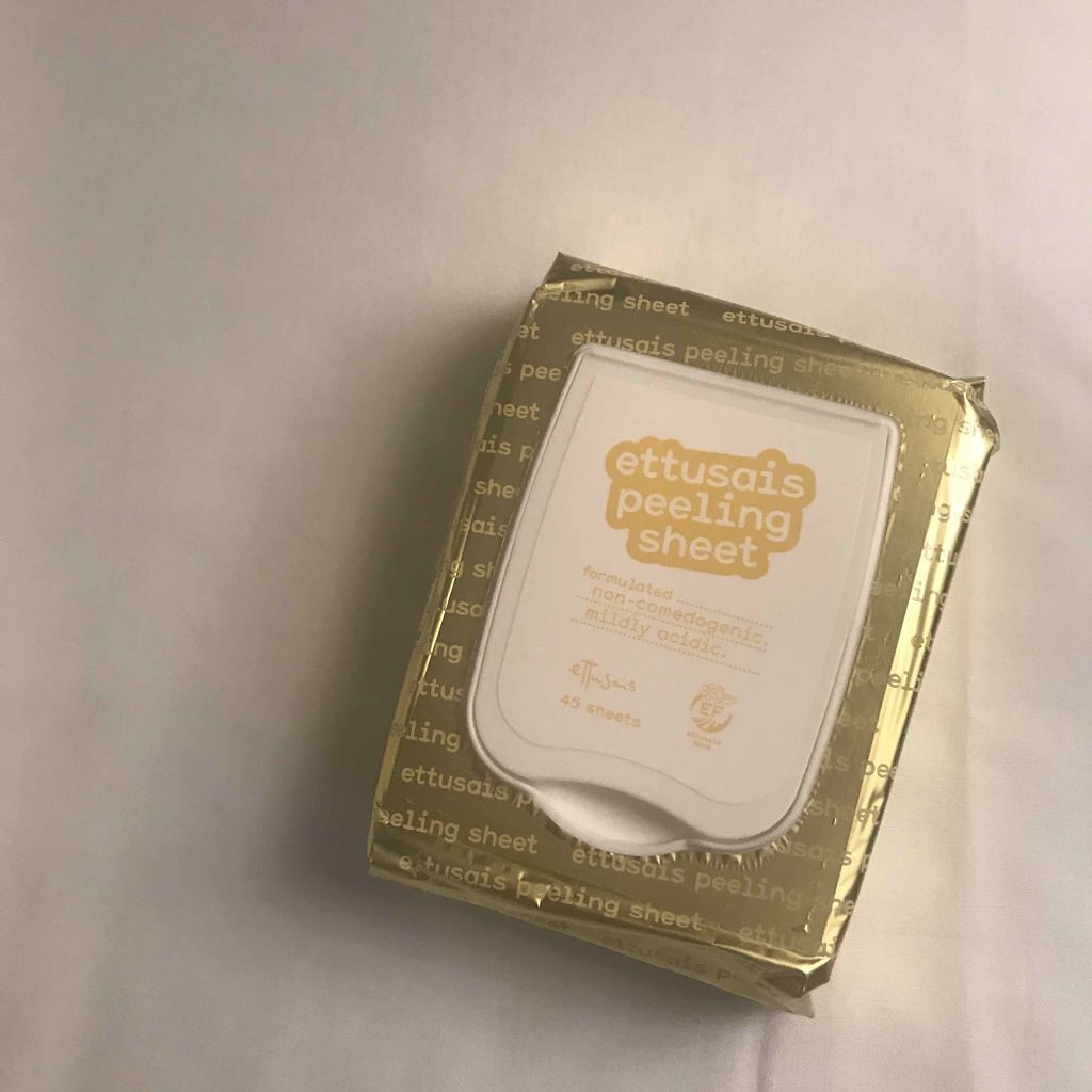 ふきとりピーリングシートN/ettusais/ピーリングを使ったクチコミ(1枚目)