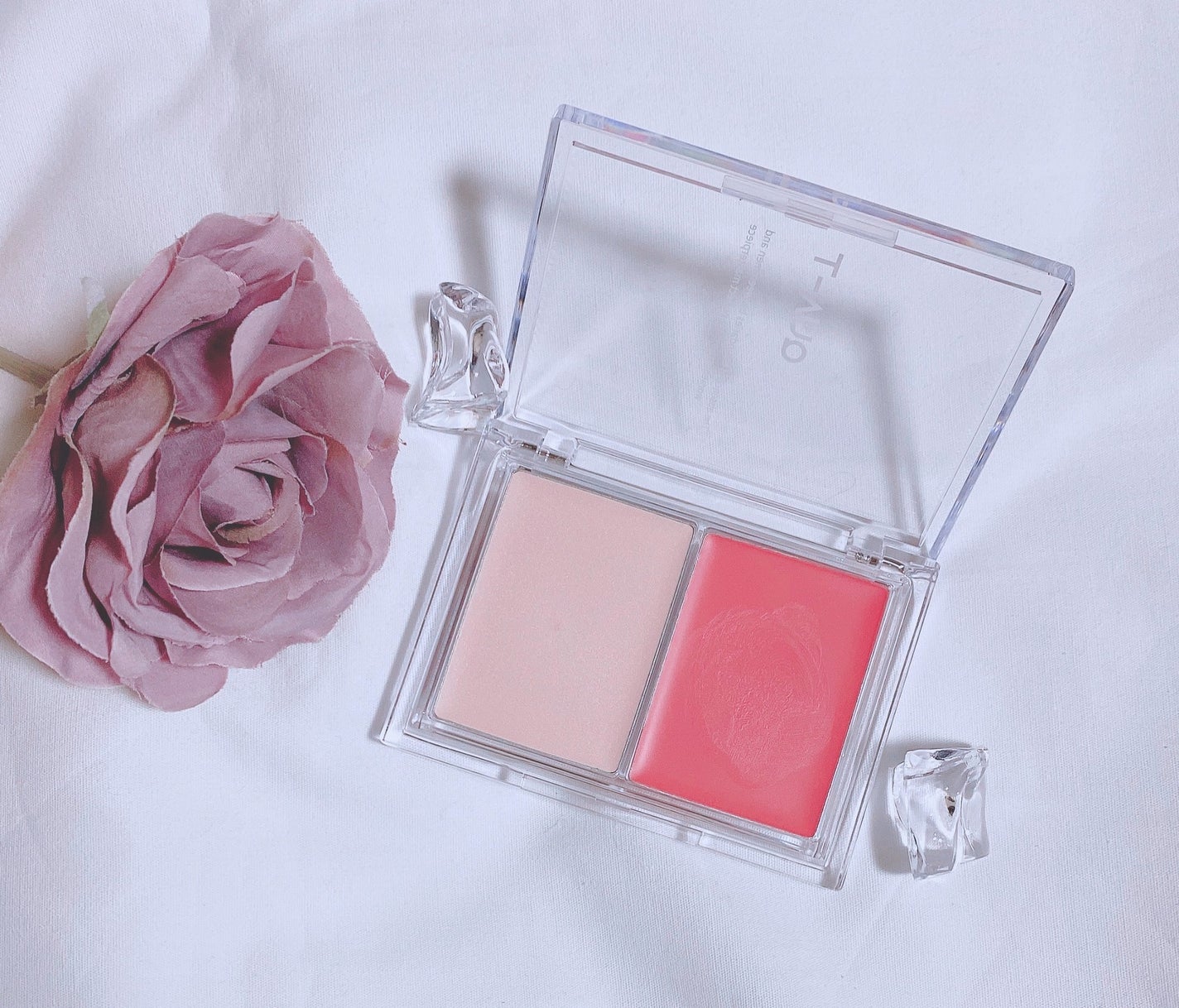 グロウメルティングパレット/QUA-T/ジェル・クリームチークを使ったクチコミ(2枚目)