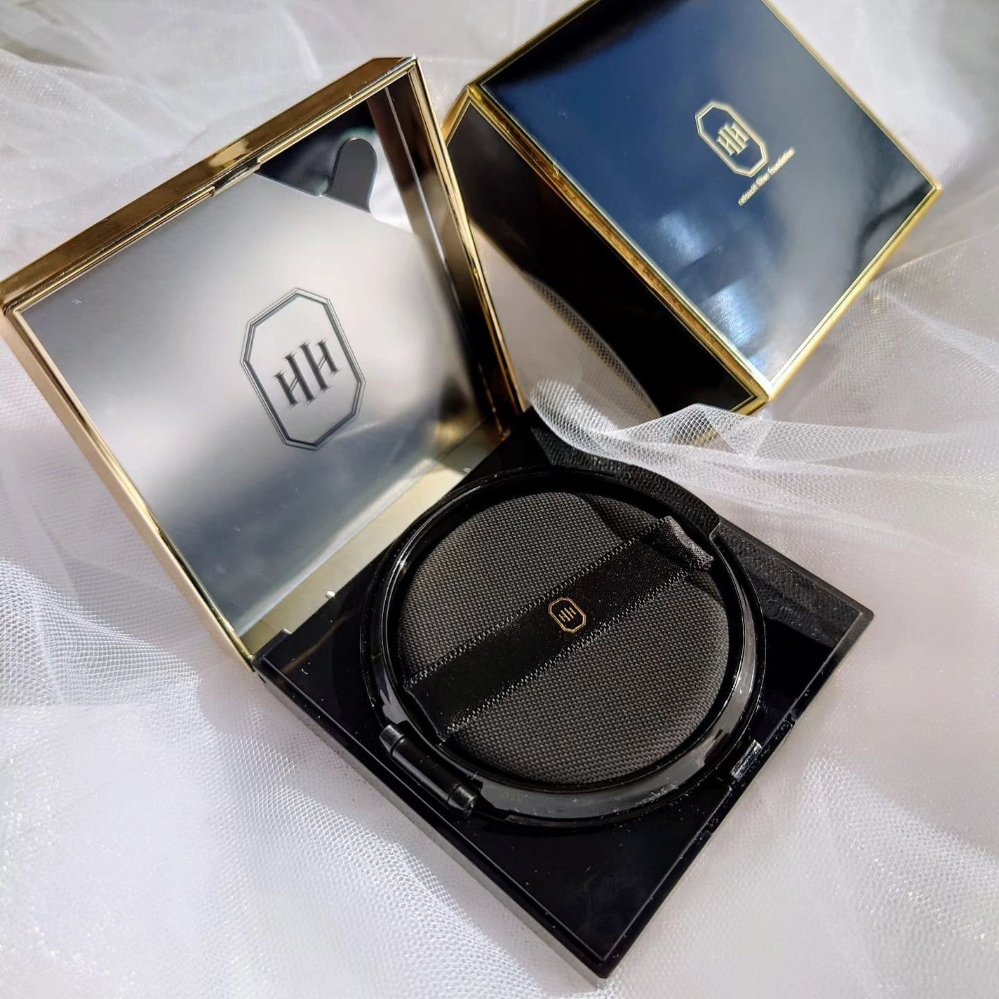 レタッチフィルターファンデーション/H×H/クッションファンデーションを使ったクチコミ(4枚目)