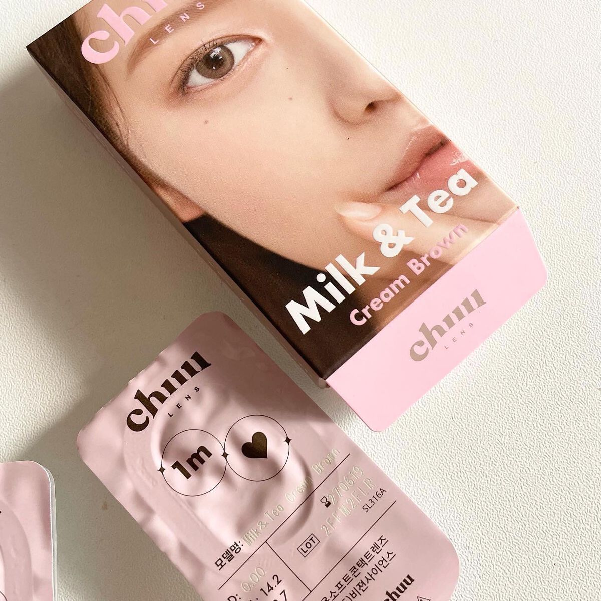 chuuLENS Milk&Tea 1day/chuu LENS/ワンデー(1DAY)カラコンを使ったクチコミ(3枚目)