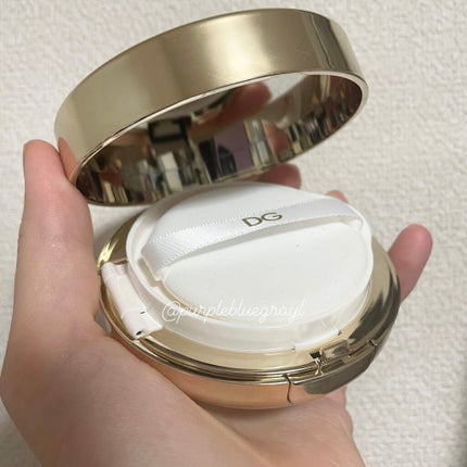 ソーラーグロウ ヘルシーグロウ クッションファンデーション/DOLCE&GABBANA BEAUTY/クッションファンデーションを使ったクチコミ(2枚目)