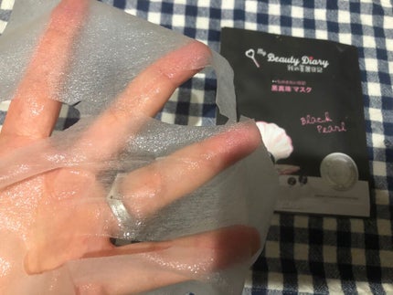 黒真珠マスク/我的美麗日記/シートマスク・パックを使ったクチコミ(7枚目)