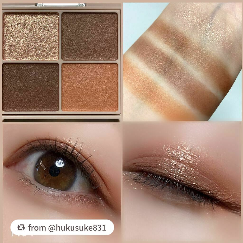 シルキースフレアイズ(マットタイプ)/キャンメイク/アイシャドウパレットを使ったクチコミ(4枚目)