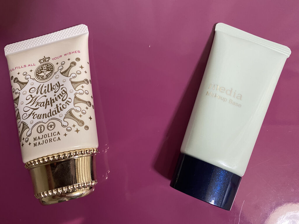 メイクアップベースS(グリーン)/media/化粧下地を使ったクチコミ（1枚目）