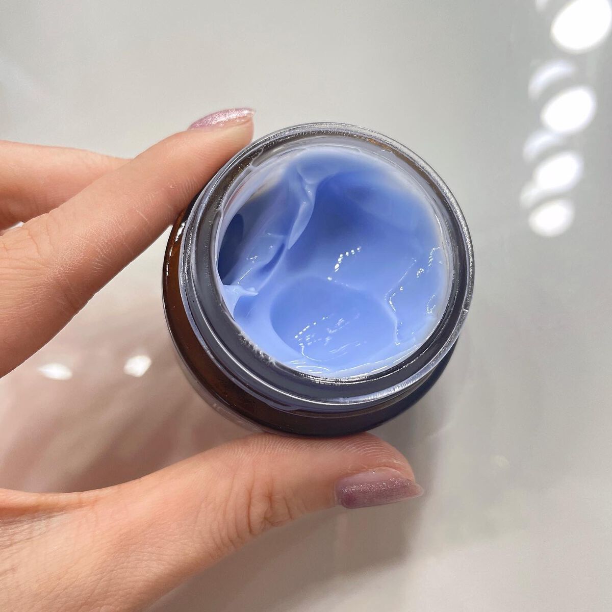 ミッドナイトブルーカーミングクリーム/Klairs/フェイスクリームを使ったクチコミ（3枚目）