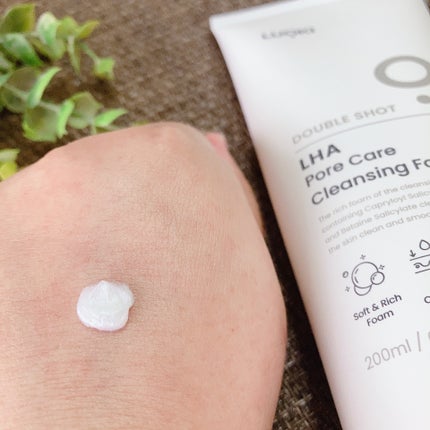 ダブルショットLHA毛穴ケアクレンジングフォーム /LUOKI/クレンジングクリームを使ったクチコミ(2枚目)