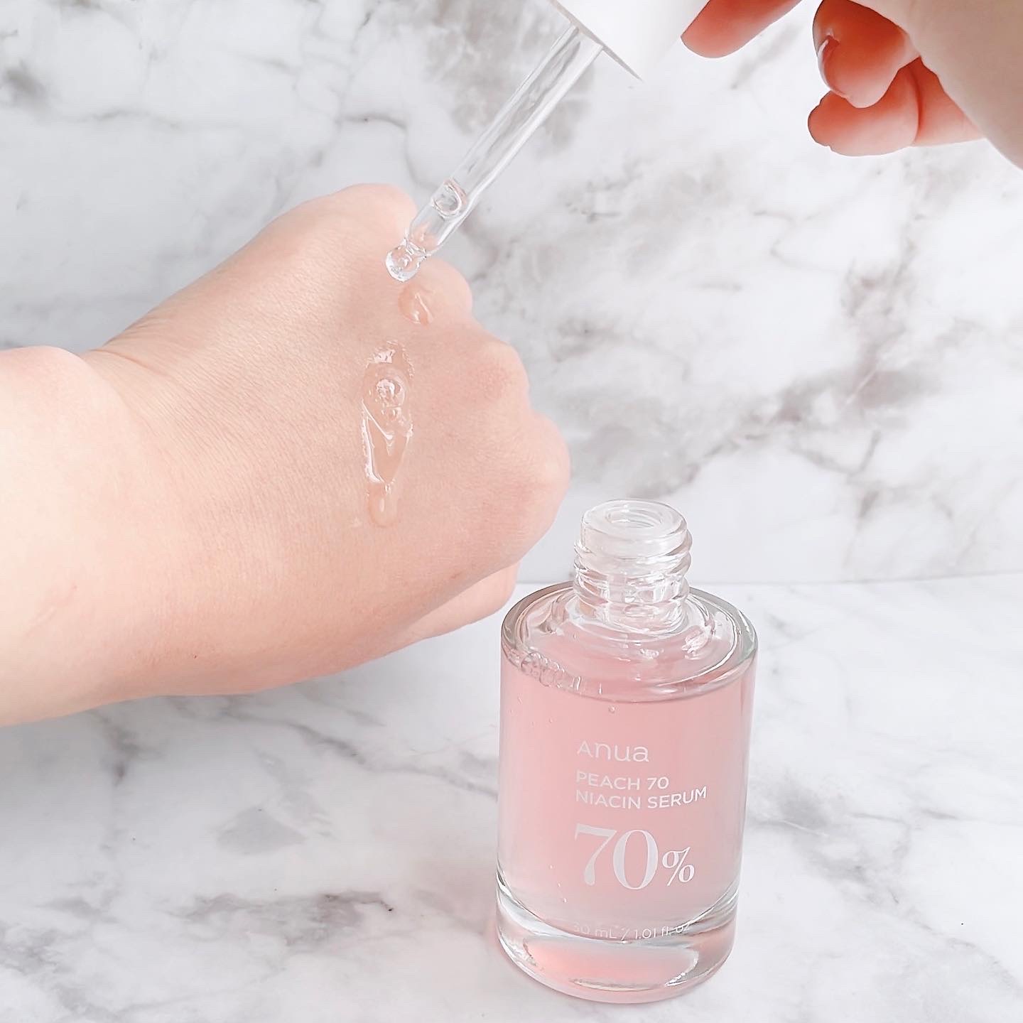 桃70%ナイアシンセラム/Anua/美容液を使ったクチコミ（2枚目）