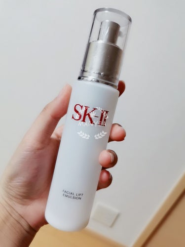 SK-II フェイシャル リフト エマルジョンのクチコミ「メモ📝
カジノで勝ったお金で免税店で勢いでセットを買いました♥
↑自慢したいだけ笑

使用期間.....」（3枚目）