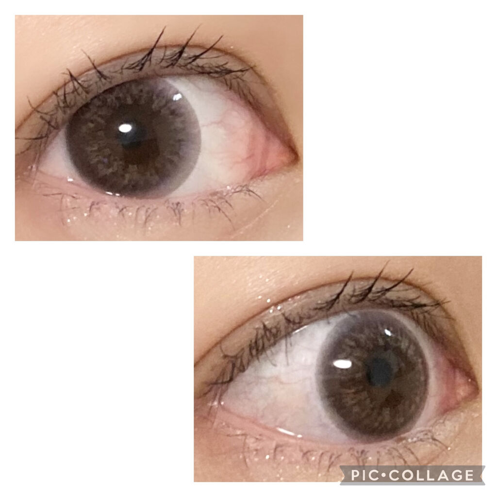 ラルム シリコーンハイドロゲル ダブルモイストUV ワンデー コズミックモーヴ/LARME/カラーコンタクトレンズを使ったクチコミ（2枚目）