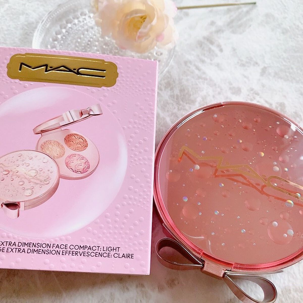 エファベセンス エクストラ ディメンション フェイス コンパクト ライト/M・A・C/パウダーチークを使ったクチコミ（2枚目）