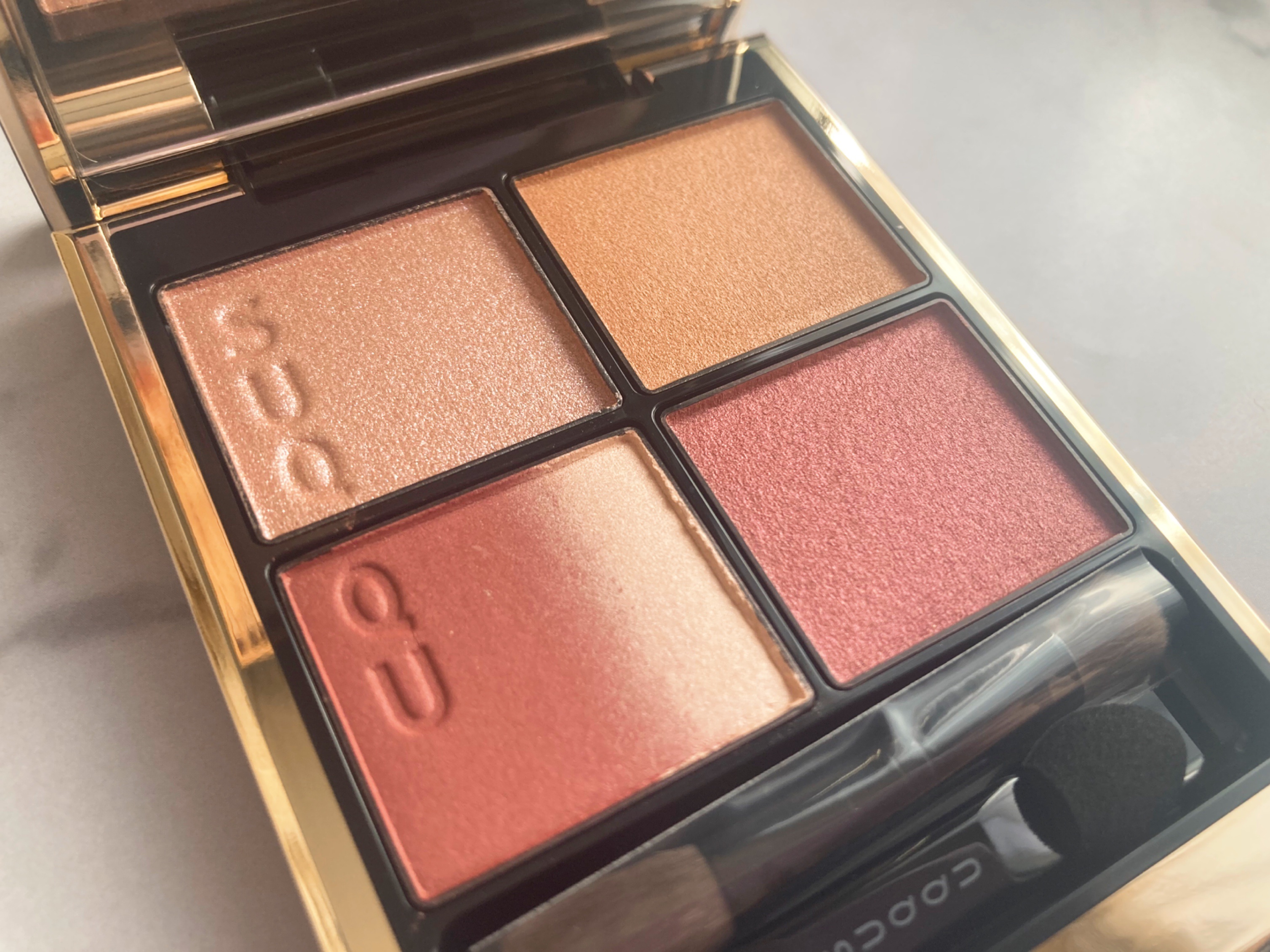 シグニチャー カラー アイズ 140 雅空 -MIYABIZORA（限定色）/SUQQU/アイシャドウパレットを使ったクチコミ（2枚目）