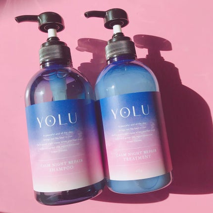 カームナイトリペアシャンプー/トリートメント/YOLU/市販シャンプーを使ったクチコミ(1枚目)