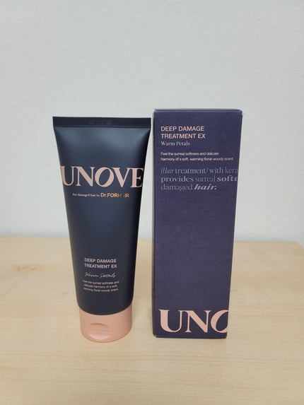ディープダメージトリートメントEX/UNOVE/洗い流すヘアトリートメントを使ったクチコミ(1枚目)