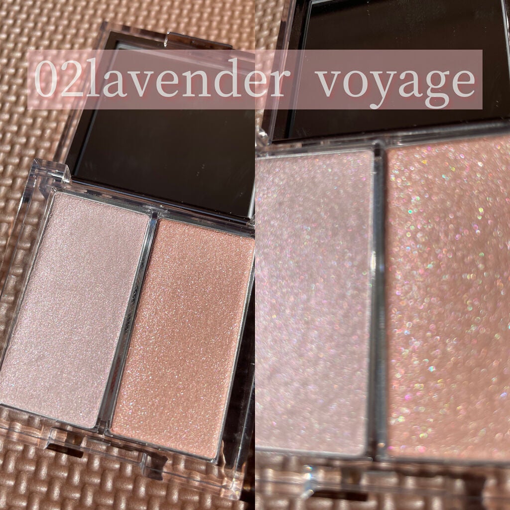 プリズムハイライターデュオ/CLIO/パウダーハイライトを使ったクチコミ(2枚目)