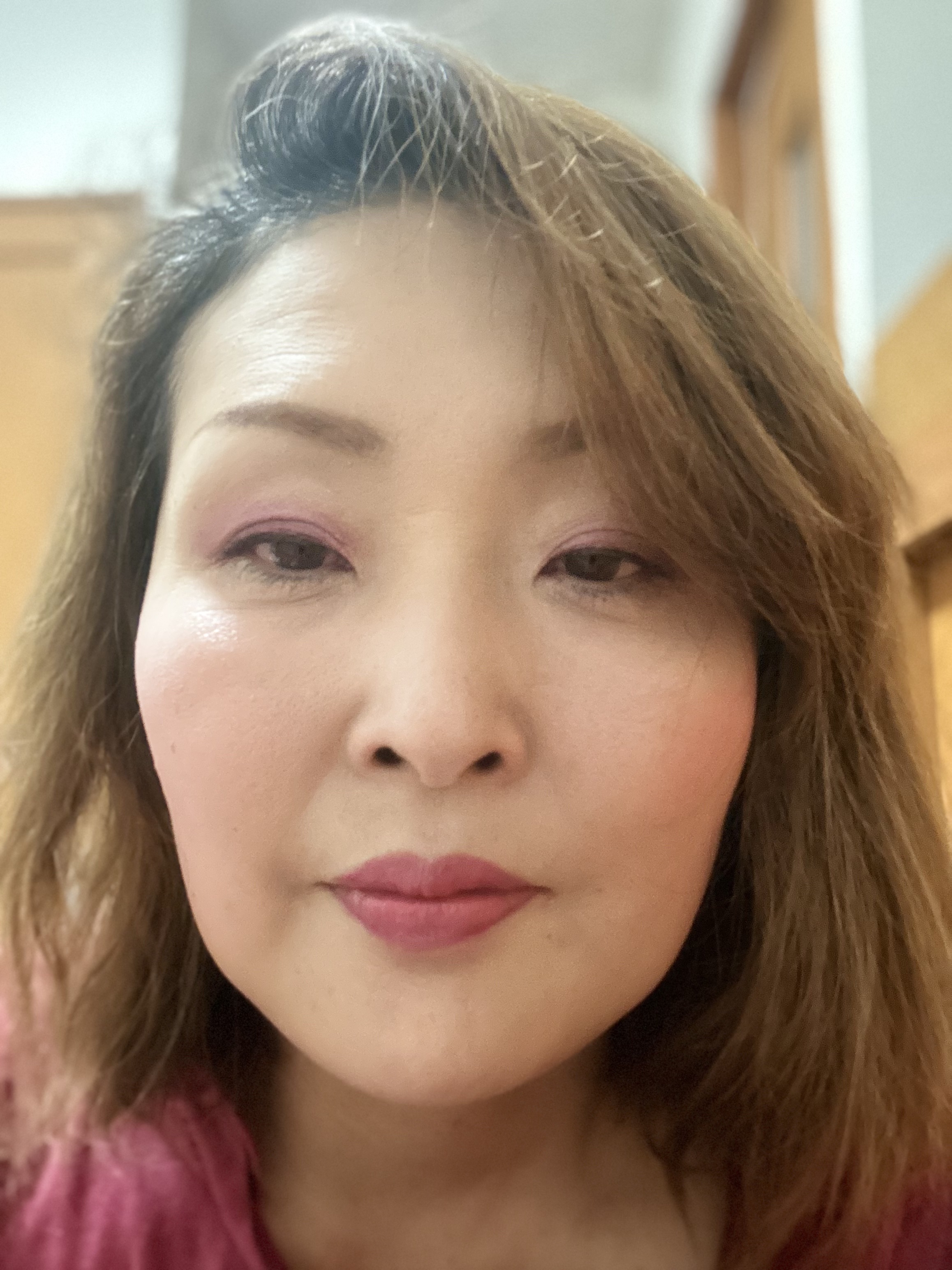 モイスチャー リッチ リップスティック 06 鮮絢華 -SENKENKA/SUQQU/口紅を使ったクチコミ（2枚目）