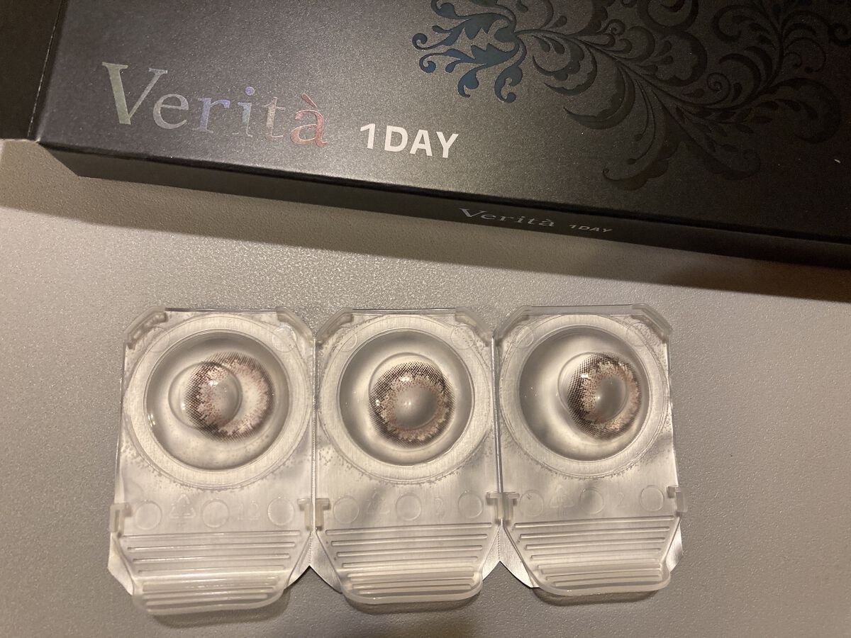 ヴェリタワンデー/ヴェリタ/ワンデー（１DAY）カラコンを使ったクチコミ（1枚目）