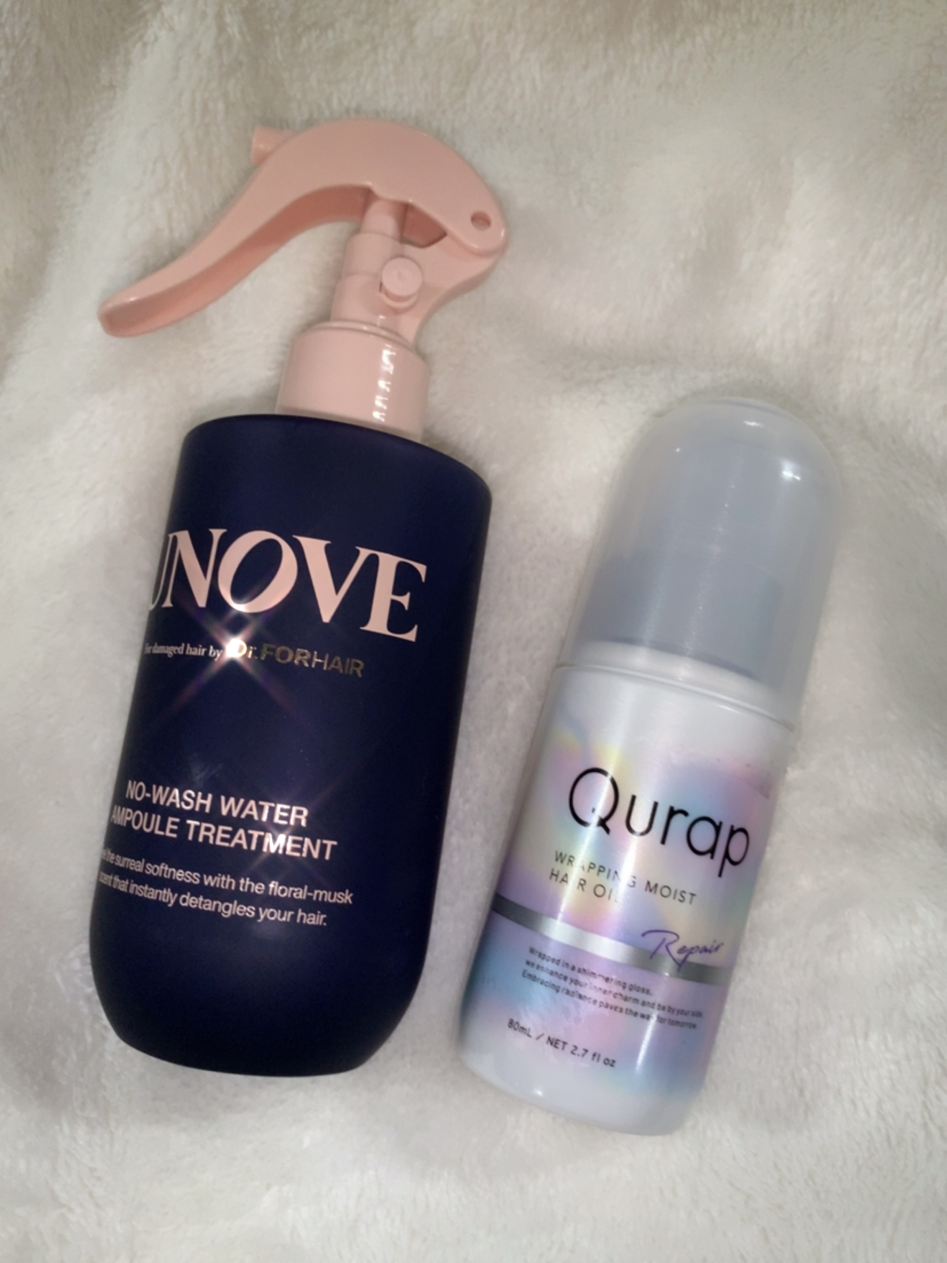 ラッピングモイストヘアオイル/Qurap/ヘアオイルを使ったクチコミ（1枚目）