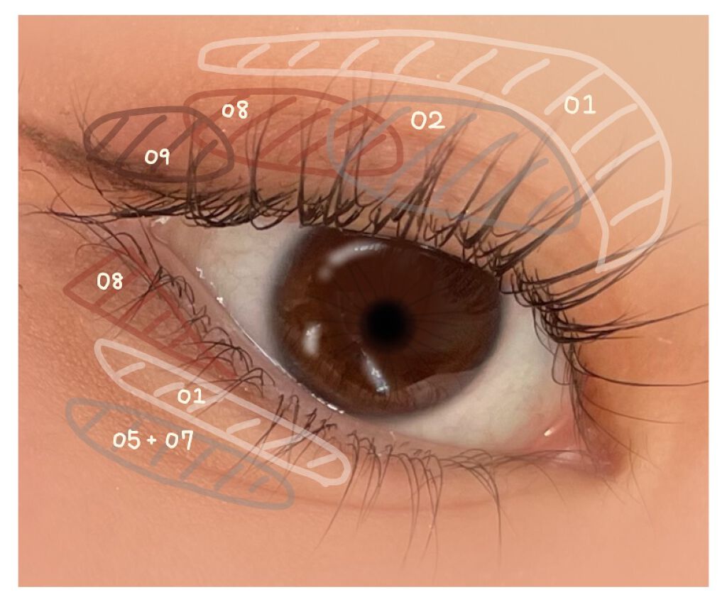 アイムヒドゥンカードパレット/i’m meme/アイシャドウパレットを使ったクチコミ(4枚目)
