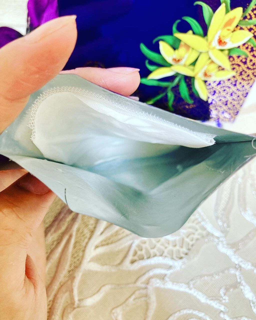 セッコク蘭エイジングケアマスクα/DR PLANT/シートマスク・パックを使ったクチコミ(5枚目)