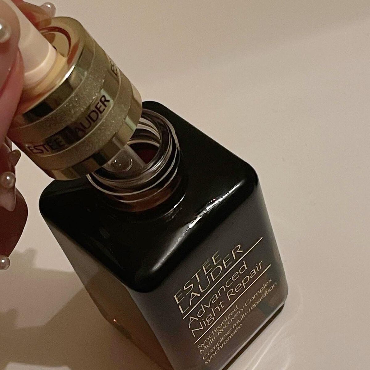 アドバンス ナイト リペア SR コンプレックス II/ESTEE LAUDER/美容液を使ったクチコミ(2枚目)