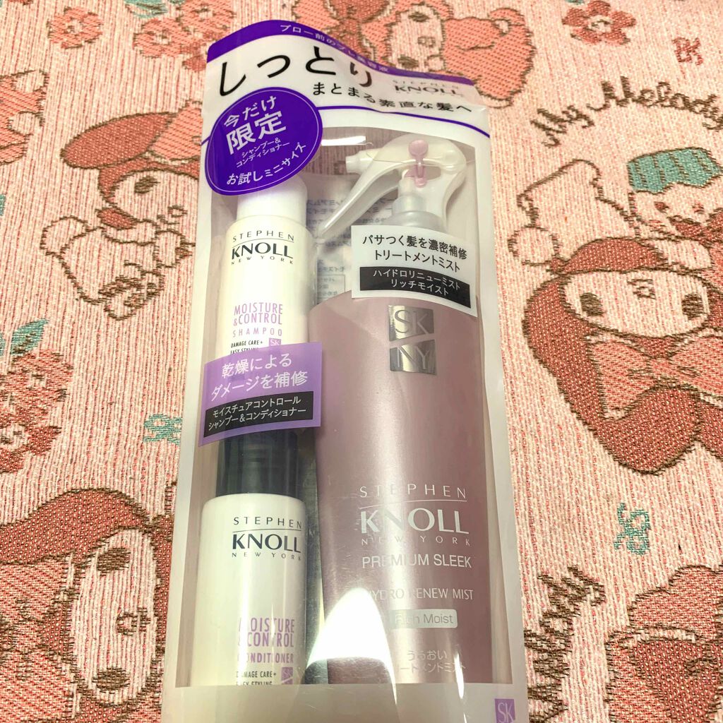 プレミアムスリーク ハイドロリニュー ミスト リッチモイスト(しっとりタイプ)/スティーブンノル ニューヨーク/ヘアミストを使ったクチコミ(1枚目)