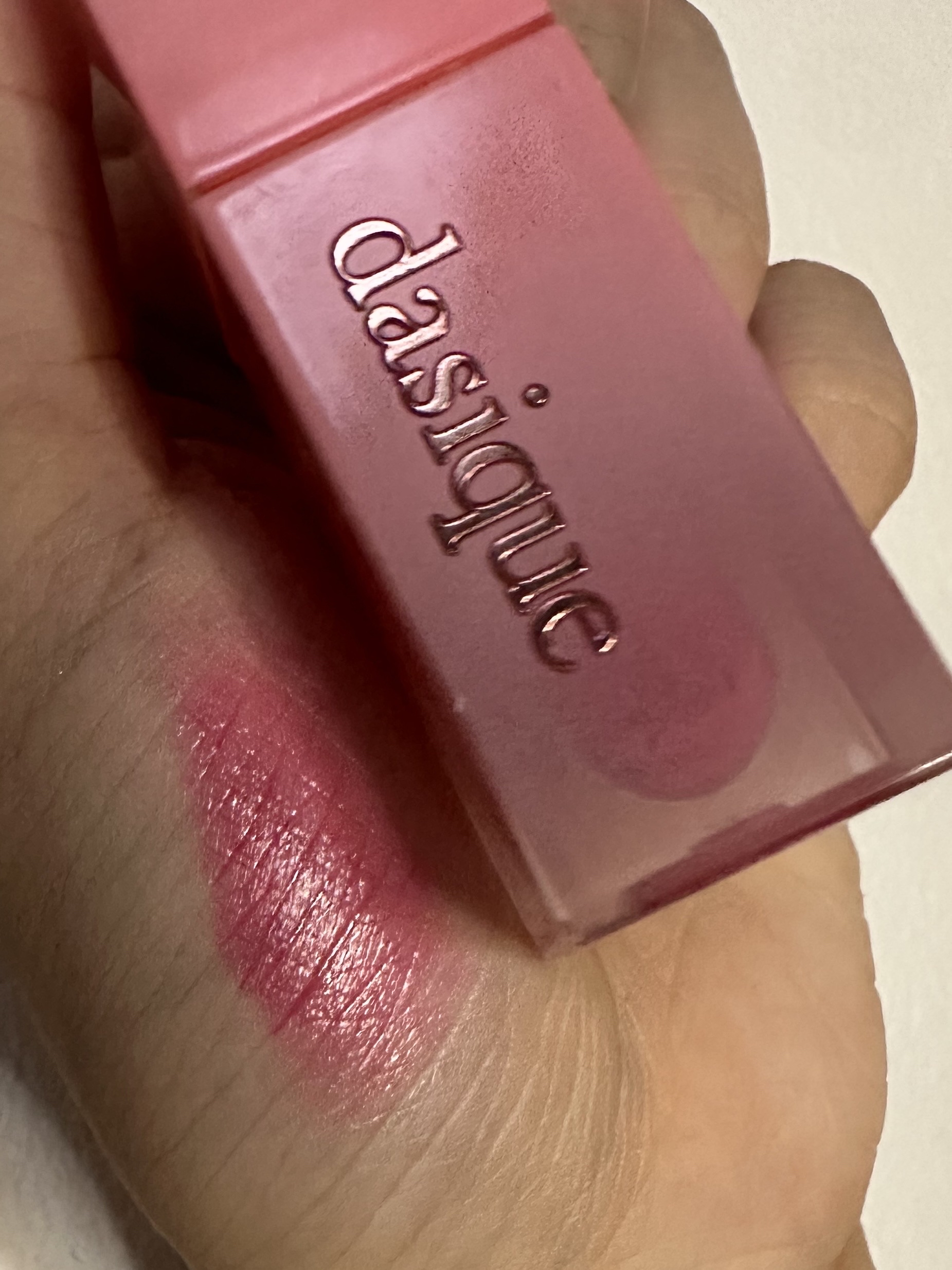 ジューシーデュイティント 03 ピンクグアバ/dasique/リップティントを使ったクチコミ（2枚目）