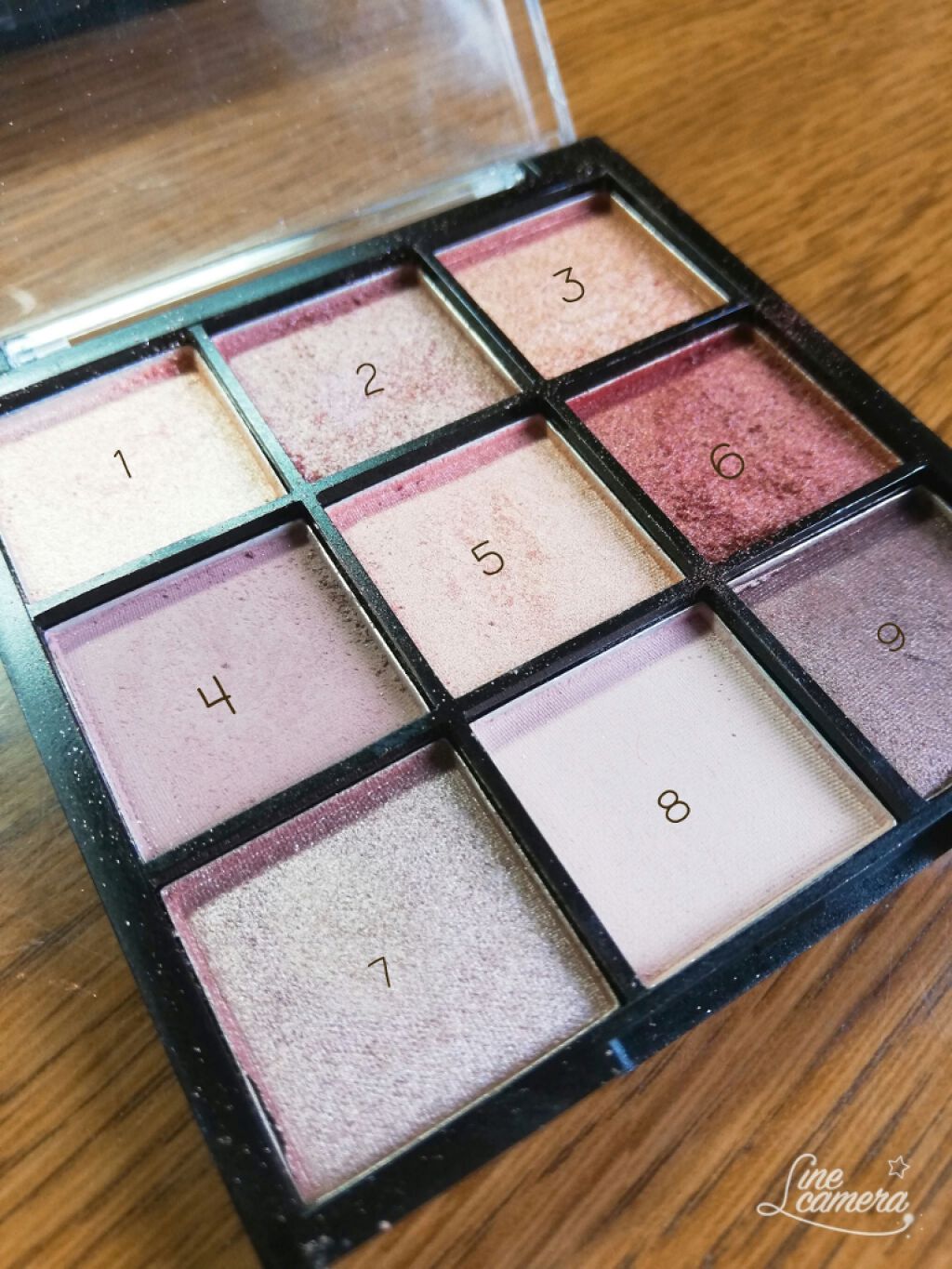 UR GLAM　BLOOMING EYE COLOR PALETTE/U R GLAM/アイシャドウパレットを使ったクチコミ（2枚目）