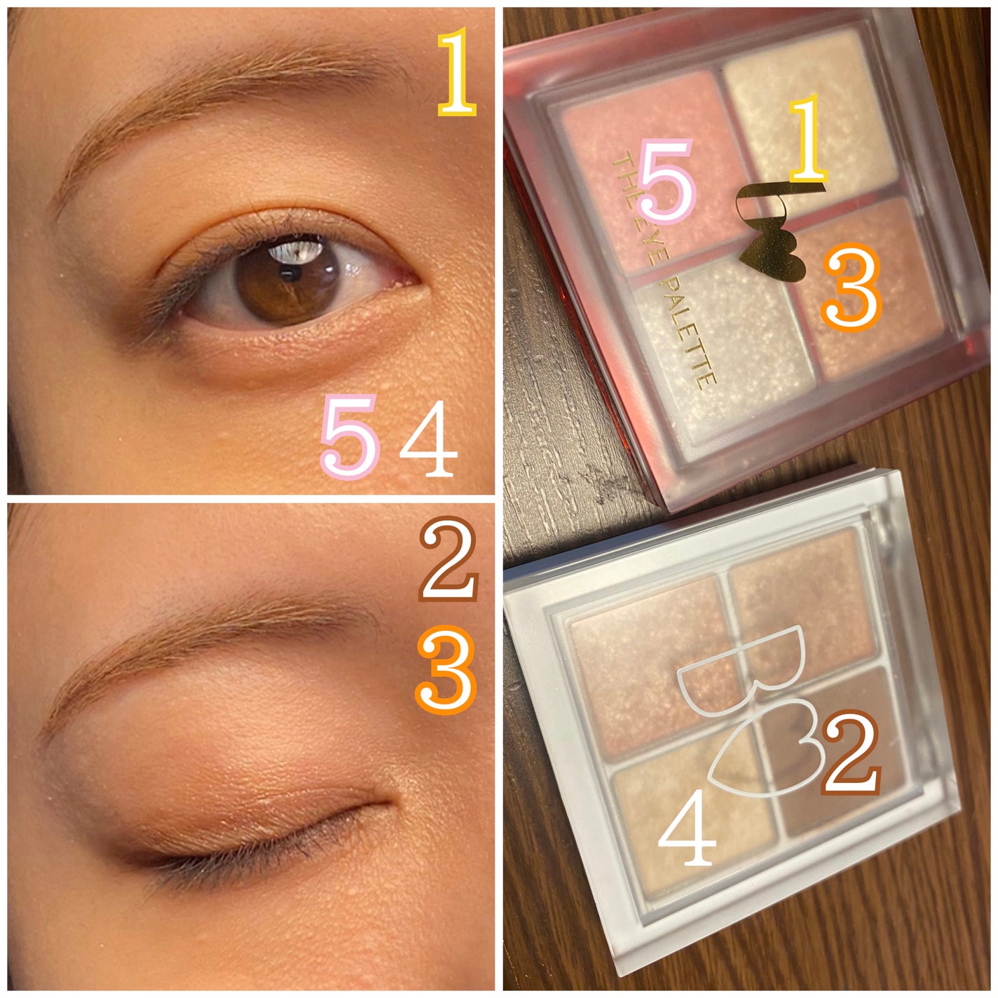 THE アイパレR/b idol/アイシャドウパレットを使ったクチコミ(2枚目)