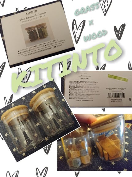 グラスキャニスター/3COINS/その他を使ったクチコミ(1枚目)