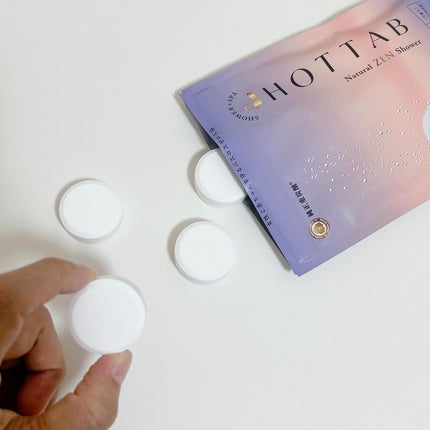 HOT TAB NATURAL ZEN SHOWER/HOT TAB/炭酸系入浴剤を使ったクチコミ(3枚目)