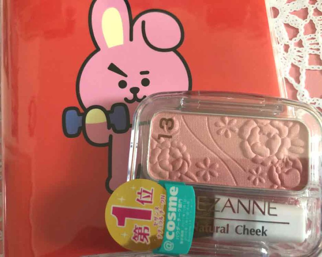 ナチュラル チークN/CEZANNE/パウダーチークを使ったクチコミ(1枚目)