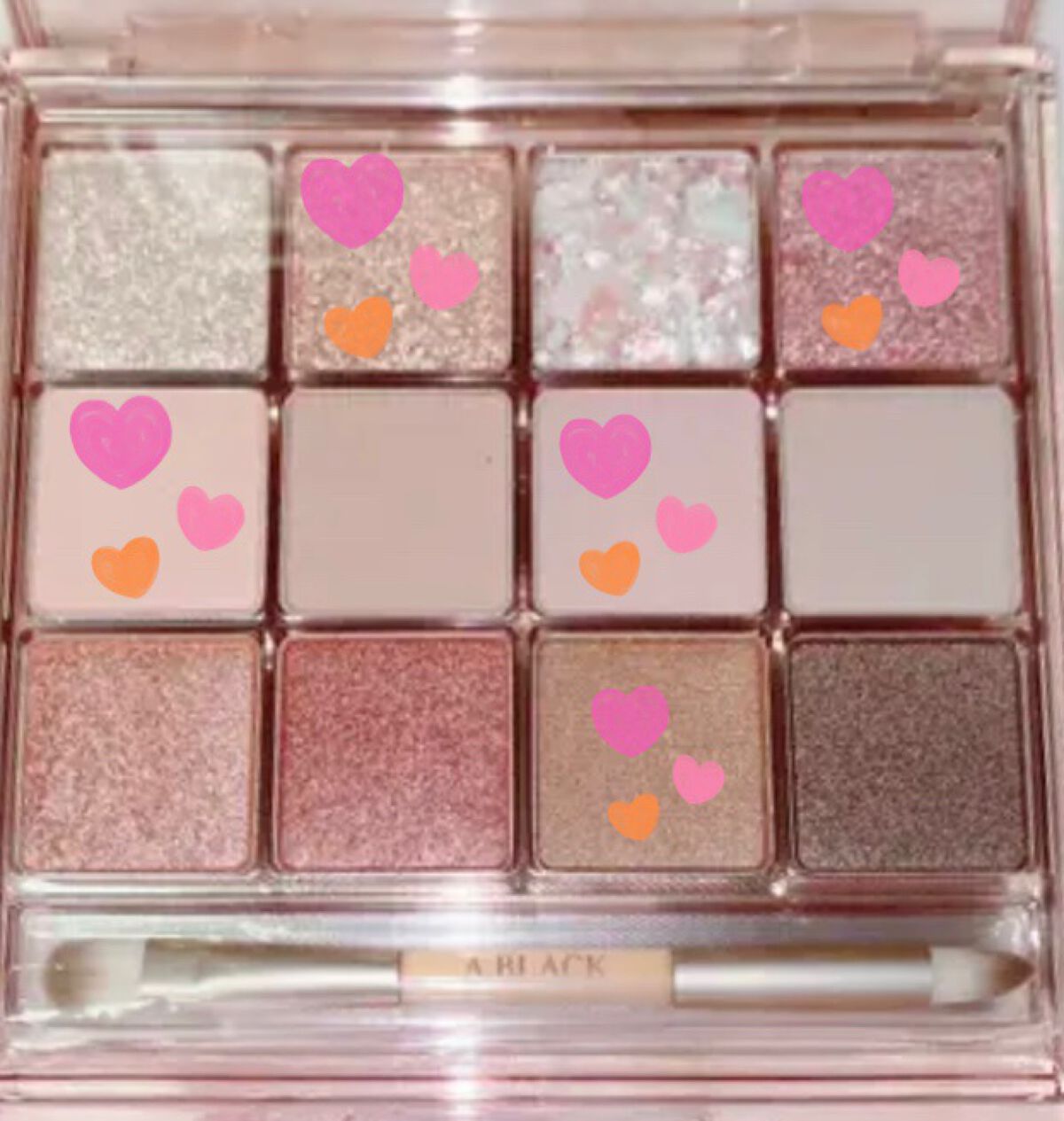 グラムチェンジマルチパレット 08 プリーズピンク/A.BLACK/マルチパレットを使ったクチコミ（1枚目）