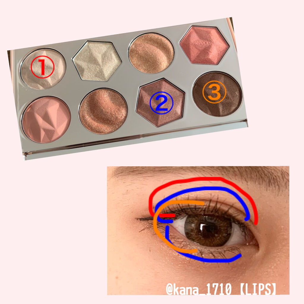 プリズム エアー アイ パレット/CLIO/アイシャドウパレットを使ったクチコミ（2枚目）