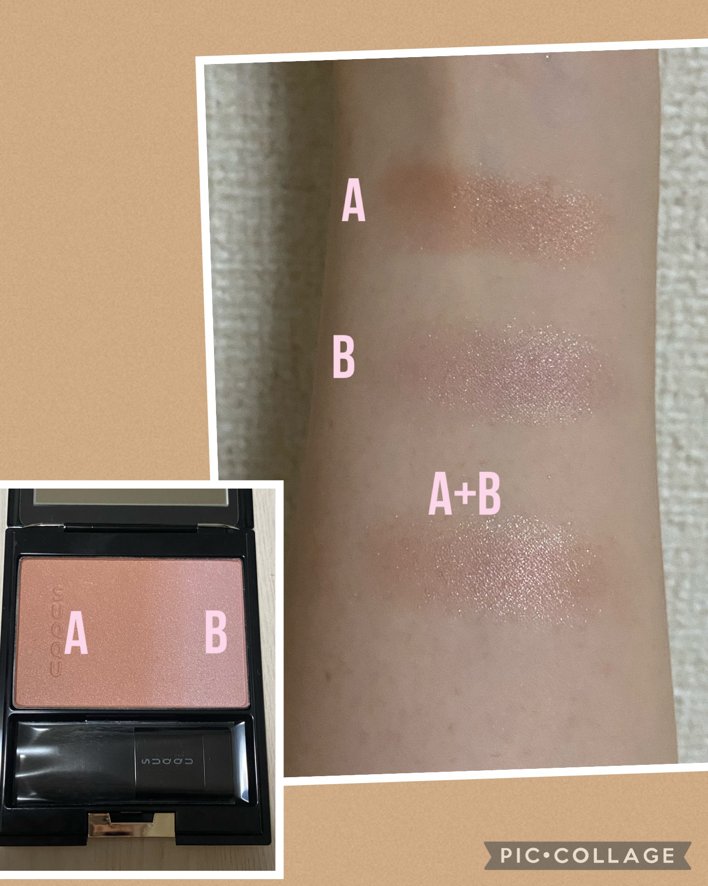 ピュア カラー ブラッシュ 143 香色仄 - KOUIROHONOKA＜限定色＞/SUQQU/パウダーチークを使ったクチコミ（3枚目）