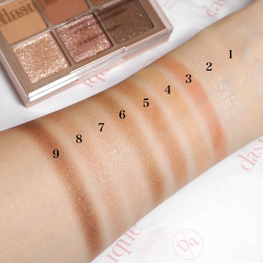 シャドウパレット/dasique/アイシャドウパレットを使ったクチコミ（3枚目）