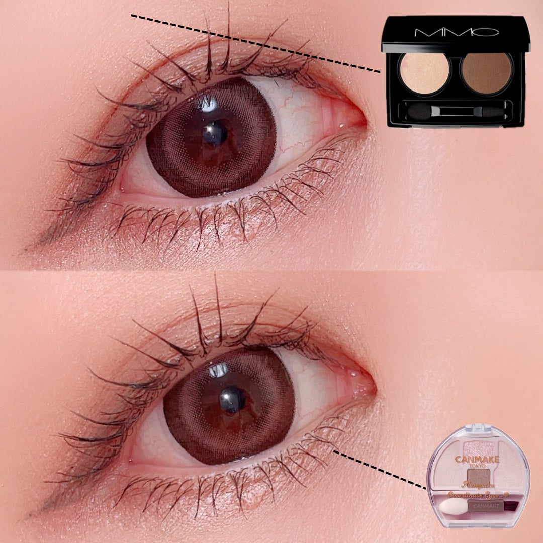 ビオモイスチュアシャドー/MiMC/アイシャドウパレットを使ったクチコミ(3枚目)