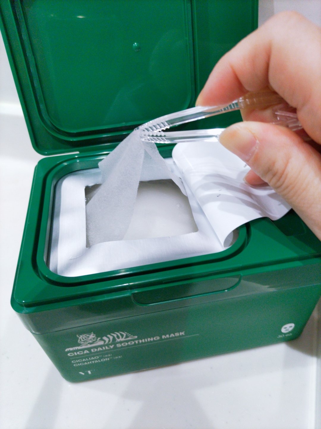 CICA デイリースージングマスク/VT/シートマスク・パックを使ったクチコミ（3枚目）