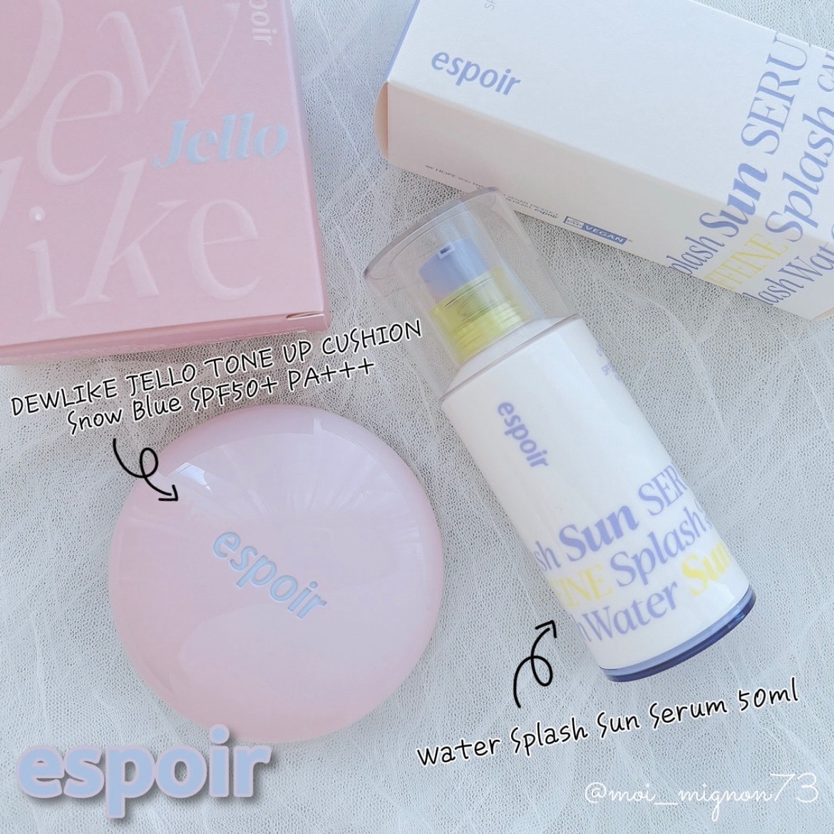 エスポア ウォータースプラッシュサンセラム/espoir/日焼け止めクリームを使ったクチコミ（1枚目）