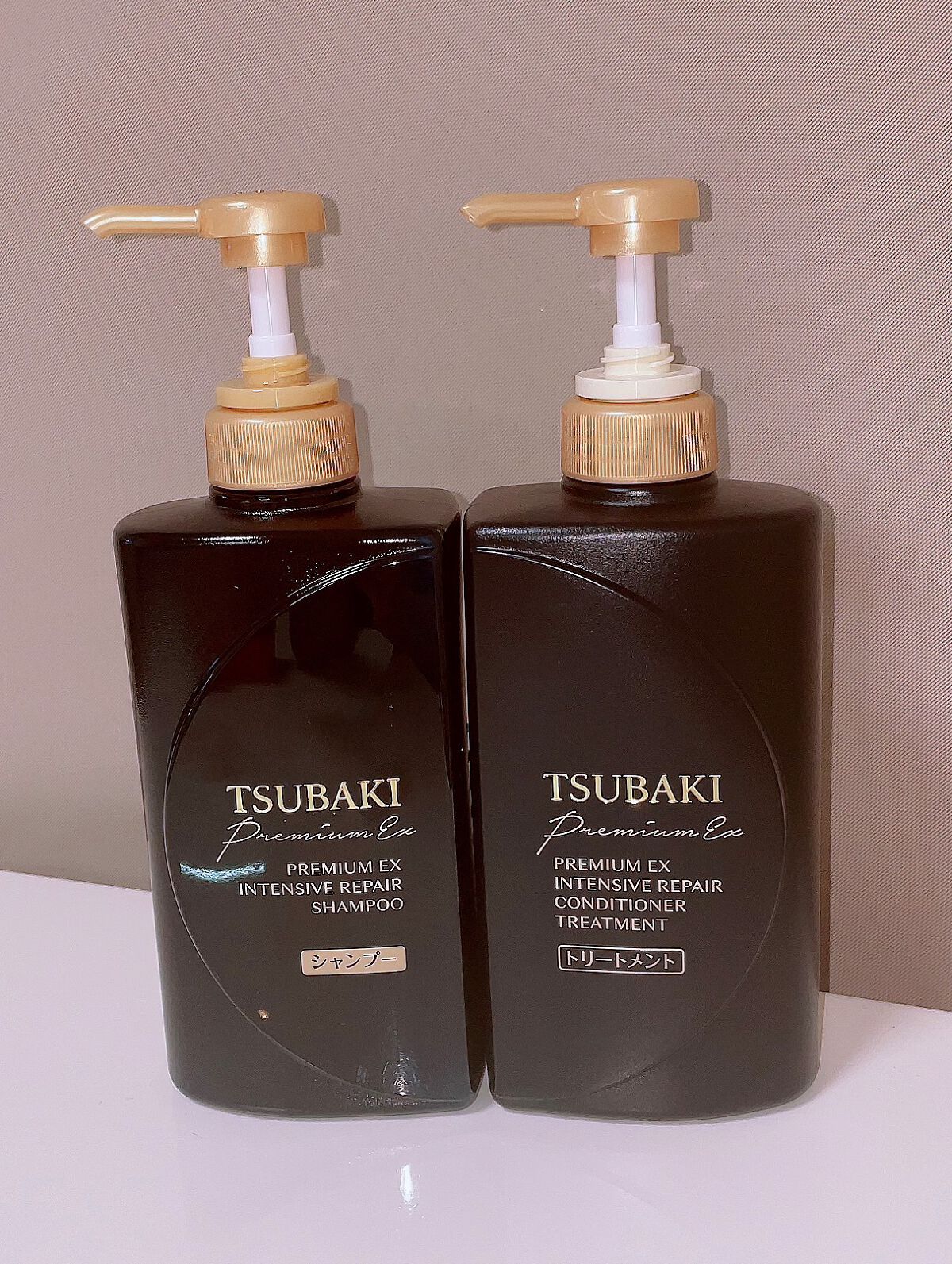 プレミアムＥＸ インテンシブリペア ＜シャンプー＞／コンディショナー＜ヘアトリートメント＞ /TSUBAKI/市販シャンプーを使ったクチコミ（2枚目）