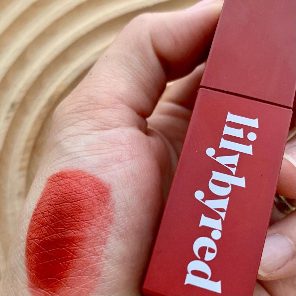 ムードライアー ベルベットティント/lilybyred/リップティントを使ったクチコミ（3枚目）