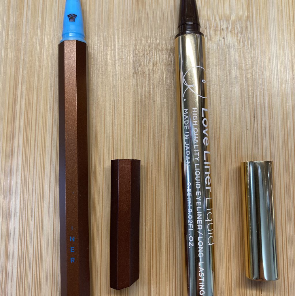 EYE OPENING LINER/UZU BY FLOWFUSHI/リキッドアイライナーを使ったクチコミ（2枚目）