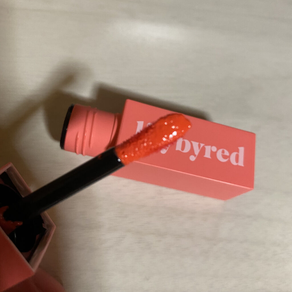 ブラッディライアー コーティングティント 01 ソフトアプリコット(Soft Apricot)/lilybyred/リップティントを使ったクチコミ（3枚目）