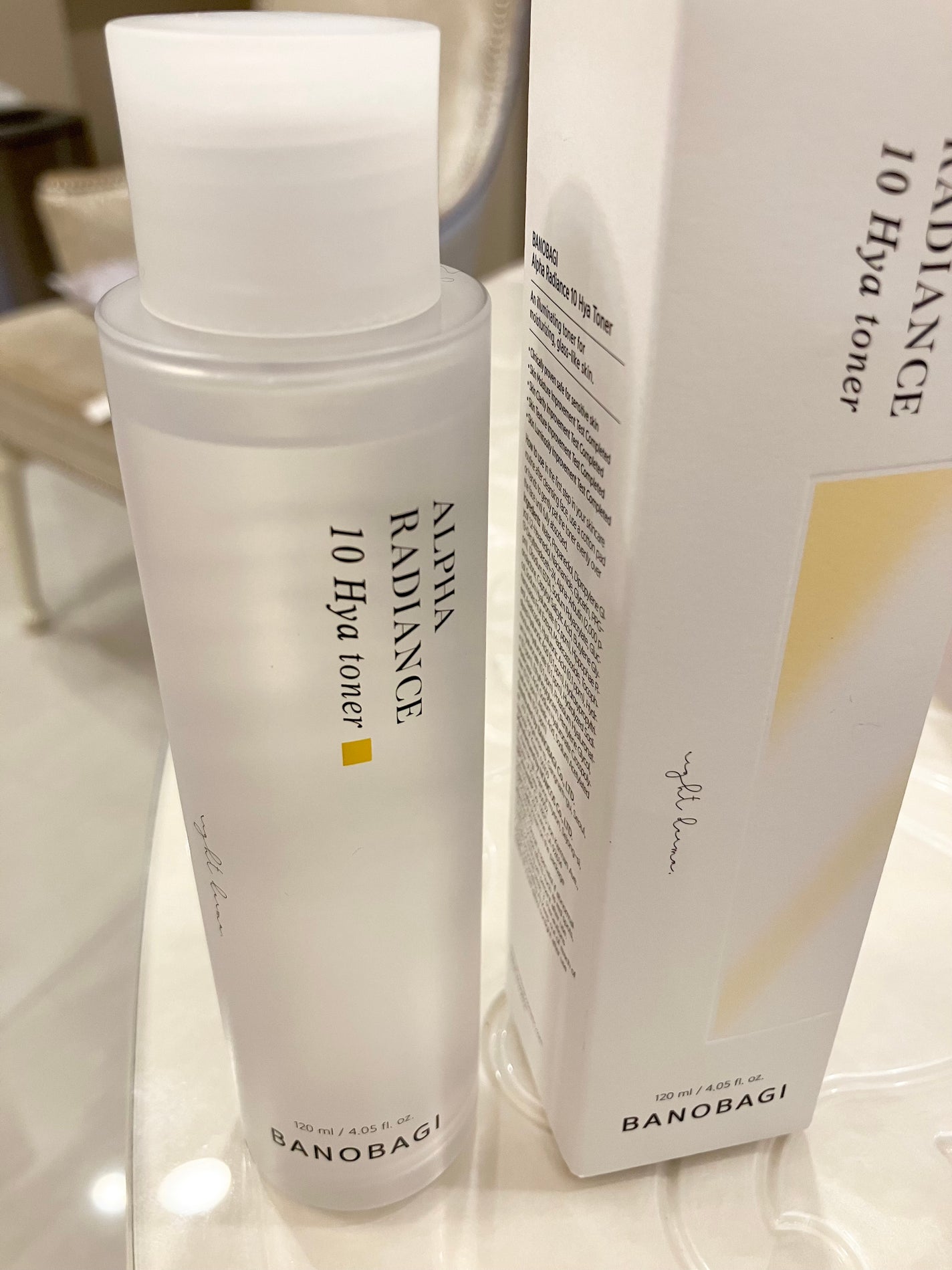 アルファラディアンス10ヒヤトナー/BANOBAGI/化粧水を使ったクチコミ(1枚目)