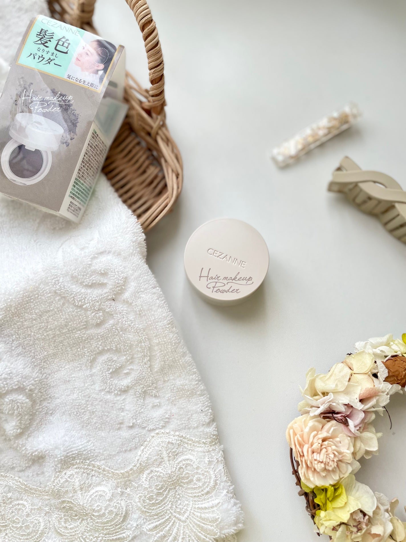 ヘアメイクパウダー/CEZANNE/ヘアケア・スタイリングを使ったクチコミ(4枚目)