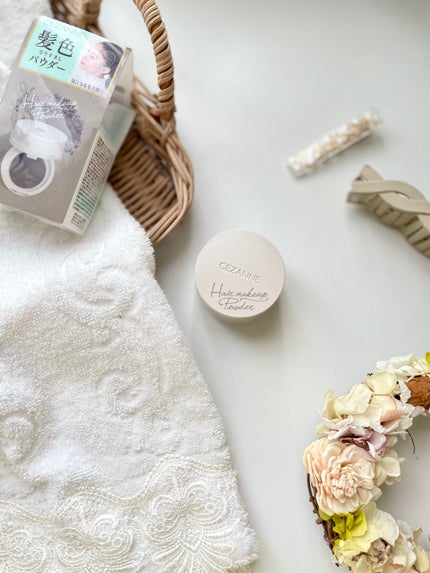 ヘアメイクパウダー/CEZANNE/ヘアケア・スタイリングを使ったクチコミ(4枚目)